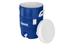 Koelbox Igloo 5 Gallon Seat Top Cup Dispenser Majestic Blauw Wit -Campingwinkel 00042026 o