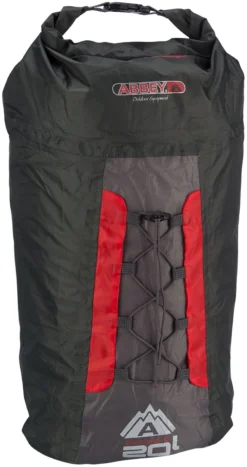 Rugzak Abbey Bag In A Sac 20L Antraciet Donkergrijs Rood
