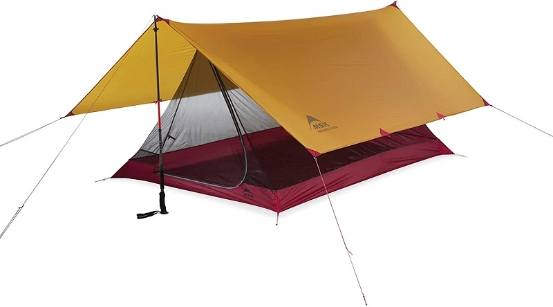 Tent MSR Thru-Hiker Mesh House 3 V2 Rood 2 Tent MSR Thru-Hiker Mesh House 3 V2 Rood - Afbeelding 2