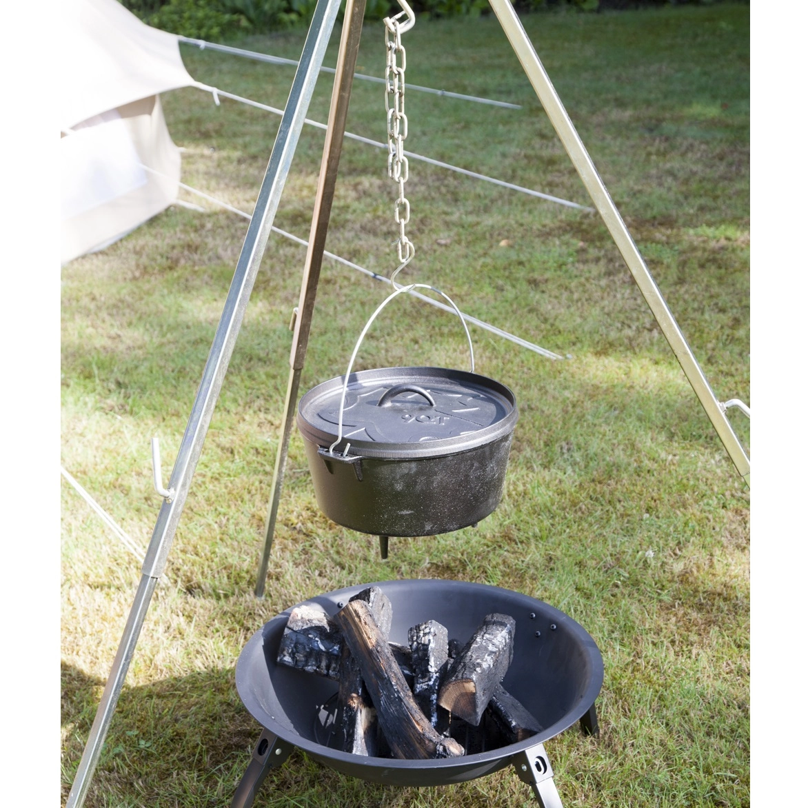 Braadpan Bo-Camp Urban Outdoor Dutch Oven 9QT 2 Braadpan Bo-Camp Urban Outdoor Dutch Oven 9QT - Afbeelding 2