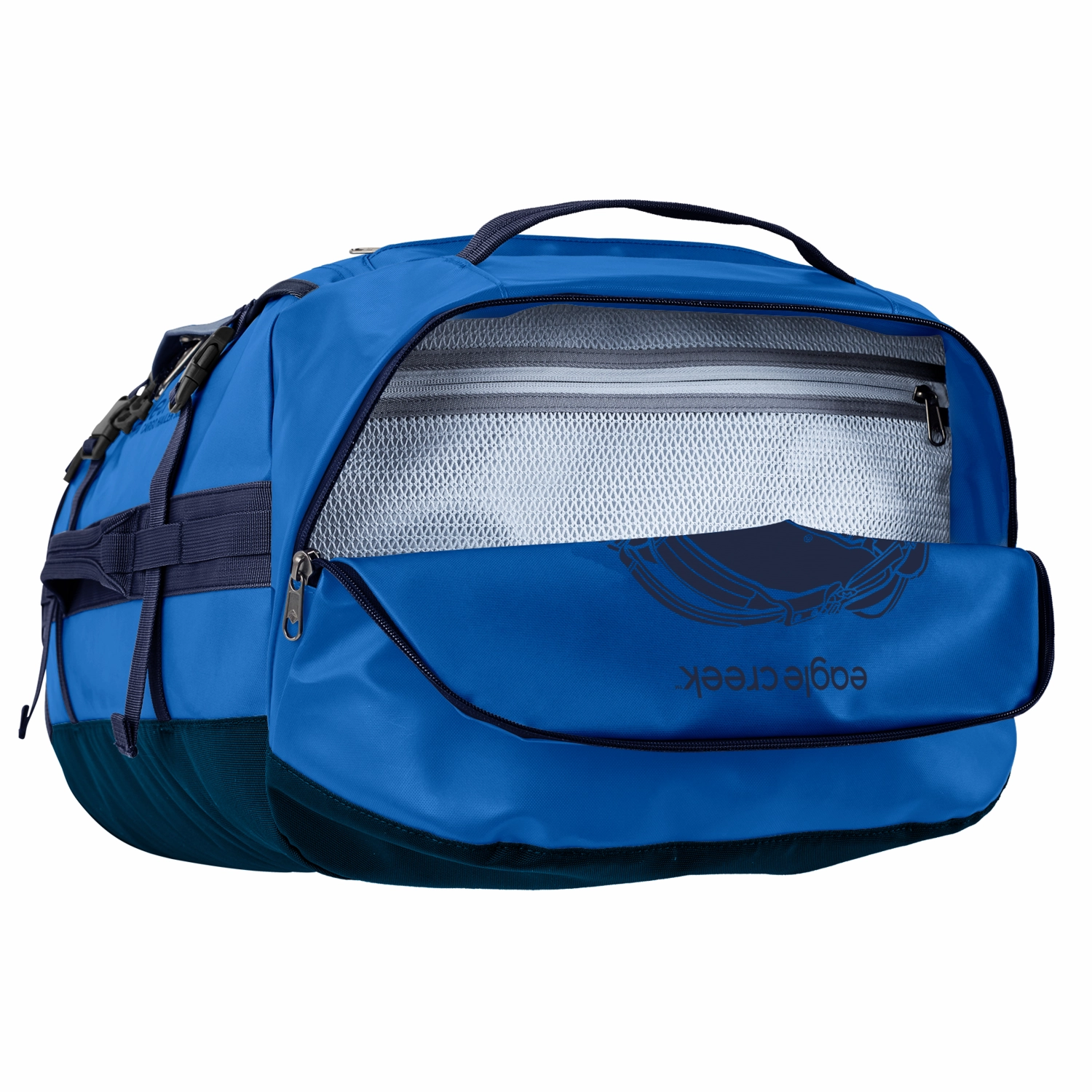 Reistas Eagle Creek Cargo Hauler Duffel 90L Aizome Blue 3 Reistas Eagle Creek Cargo Hauler Duffel 90L Aizome Blue - Afbeelding 3