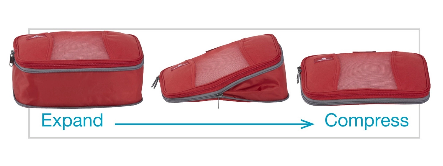 Organiser Eagle Creek Pack-It Original Compression Cube Set Blue Sea 2 Organiser Eagle Creek Pack-It Original Compression Cube Set Blue Sea - Afbeelding 2