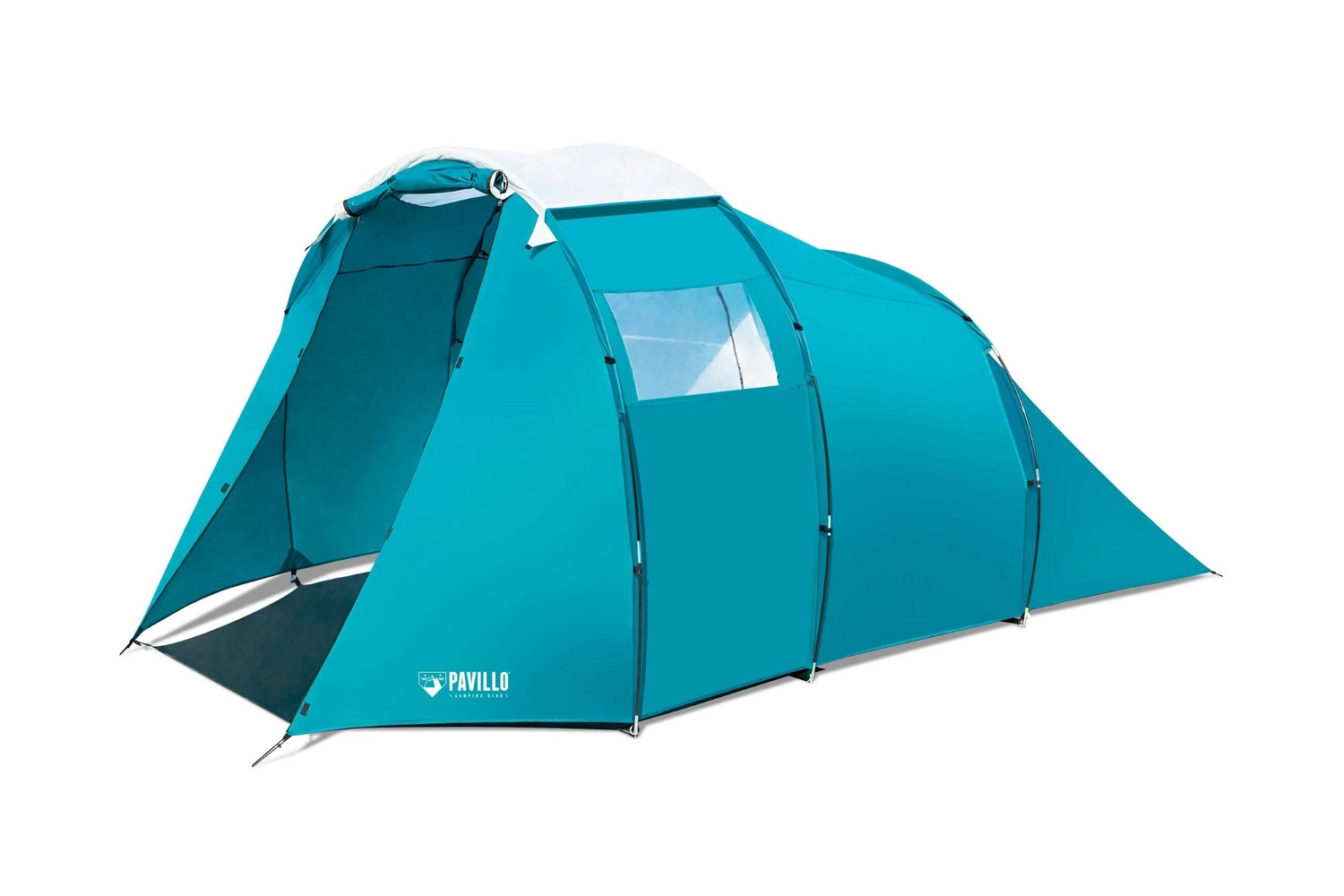 Tent Pavillo Family Dome X4 Voortent Blauw 1 Tent Pavillo Family Dome X4 Voortent Blauw