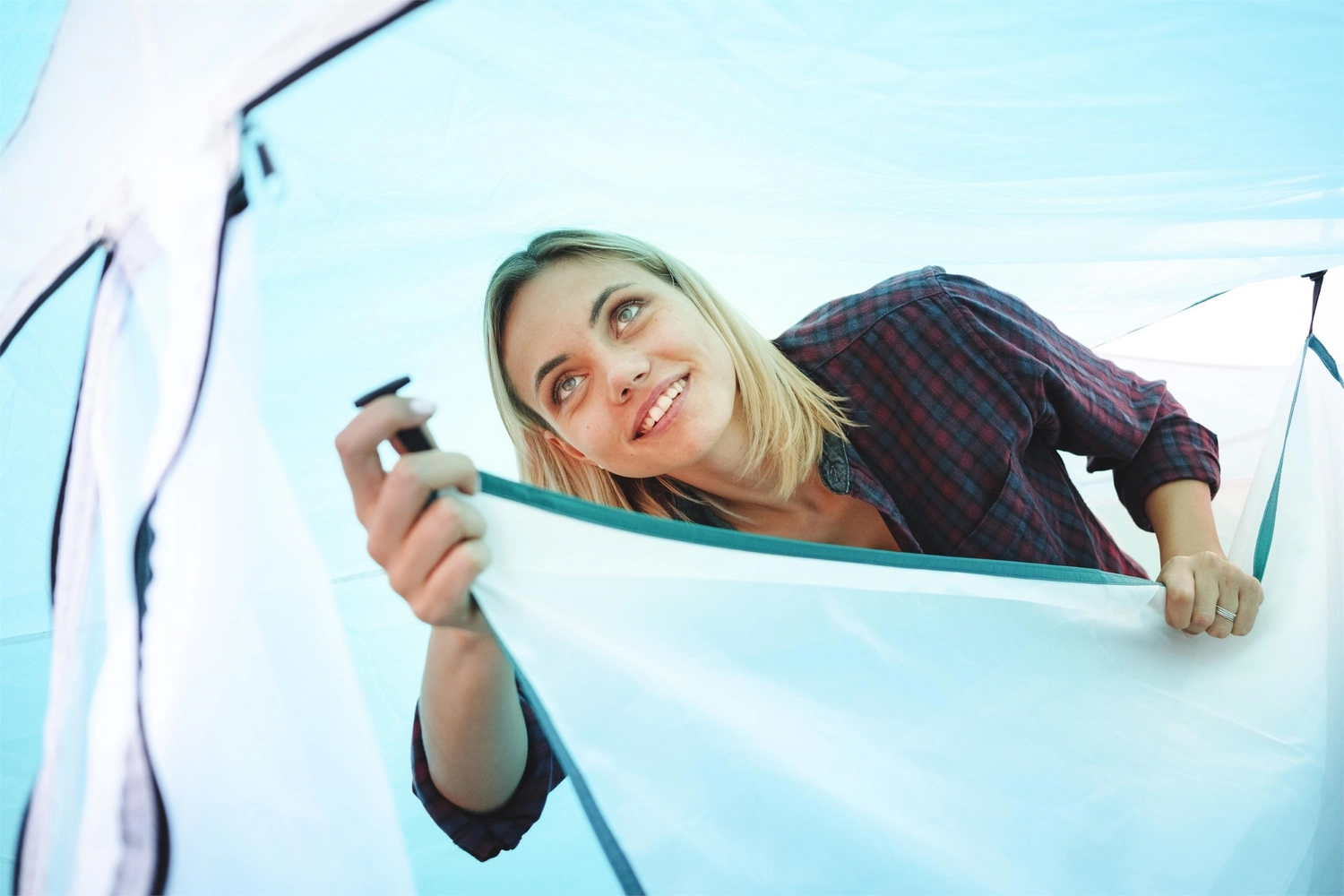 Tent Pavillo Family Dome X4 Voortent Blauw 4 Tent Pavillo Family Dome X4 Voortent Blauw - Afbeelding 4