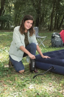 Luchtbed Pavillo Flocked Blue Queen 17 Luchtbed Pavillo Flocked Blue Queen -Campingwinkel Bestway 67003 INT 2