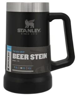Reisbeker Stanley Adventure Vacuum Stein Matte Black 0,7L -Campingwinkel Large JPG Adventure20Big20Grip20Beer20Stein2024oz20Matte20Black 5