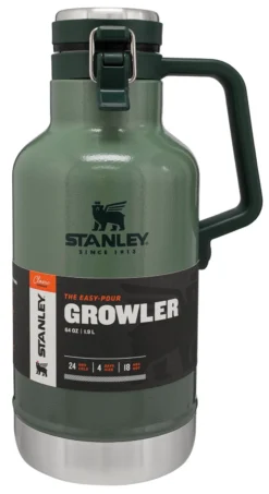 Thermosfles Stanley Classic Beer Growler Hammertone Green 1,9L -Campingwinkel Large JPG Classic20Easy Pour20Growler2064oz20Hammertone20Green 2