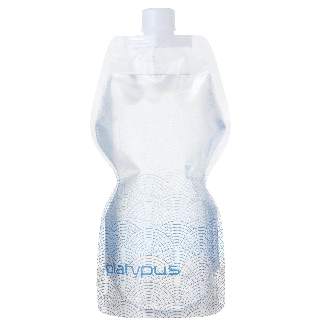 Waterfles Platypus SoftBottle Closure Cap Waves 1L 1 Waterfles Platypus SoftBottle Closure Cap Waves 1L
