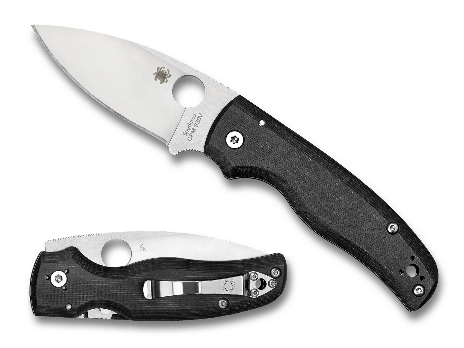 Vouwmes Spyderco Shaman Black 1 Vouwmes Spyderco Shaman Black