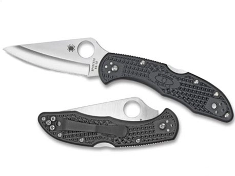 Vouwmes Spyderco Delica 4 Black 1 Vouwmes Spyderco Delica 4 Black
