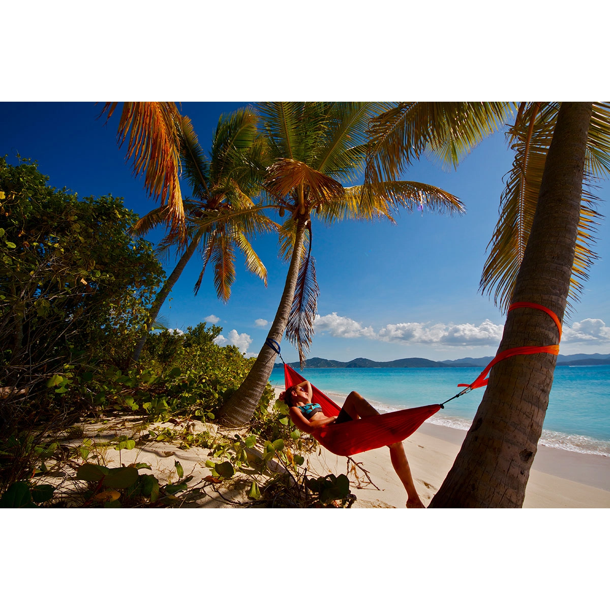 Hangmat Eno SingleNest Red Charcoal 3 Hangmat Eno SingleNest Red Charcoal - Afbeelding 3