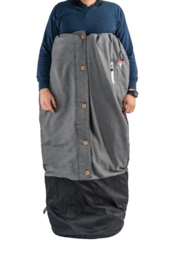 Slaapzak Grüezi Feater The Feet Heater Deluxe Grey Black -Campingwinkel gruezi bag heizdecke feater the feet heater deluxe 3060 detail08 720x.jpg