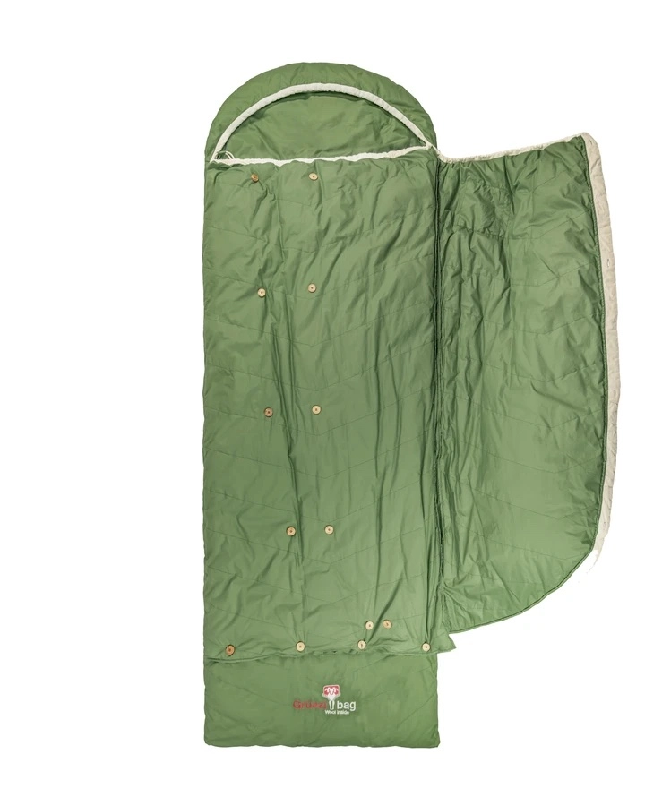 Slaapzak Grüezi Biopod DownWool Nature Comfort Basil Green 3 Slaapzak Grüezi Biopod DownWool Nature Comfort Basil Green - Afbeelding 3
