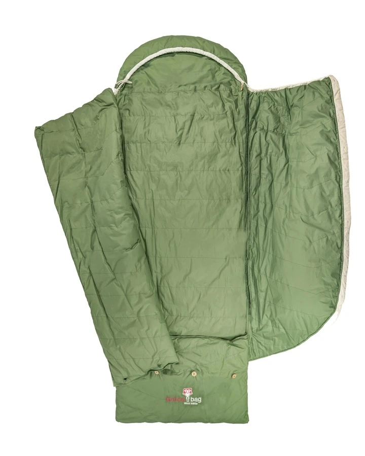 Slaapzak Grüezi Biopod DownWool Nature Comfort Basil Green 4 Slaapzak Grüezi Biopod DownWool Nature Comfort Basil Green - Afbeelding 4