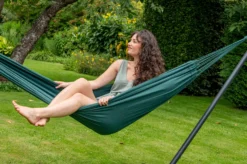 Hangmat Tropilex Single Plain Green 9 Hangmat Tropilex Single Plain Green -Campingwinkel hammock plain green 112